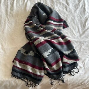 Free People Aztec Print Blanket Scarf